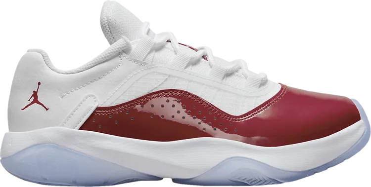 Air Jordan 11 CMFT Low GS White Gym Red sneakers, white
