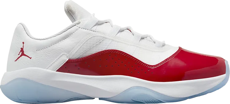 Air Jordan 11 CMFT Low White Gym Red sneakers, white