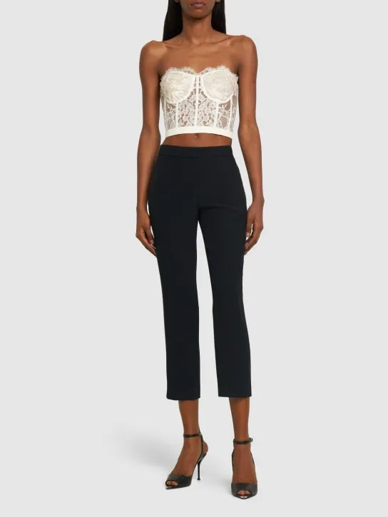Alexander McQueen   LACE BUSTIER TOP 