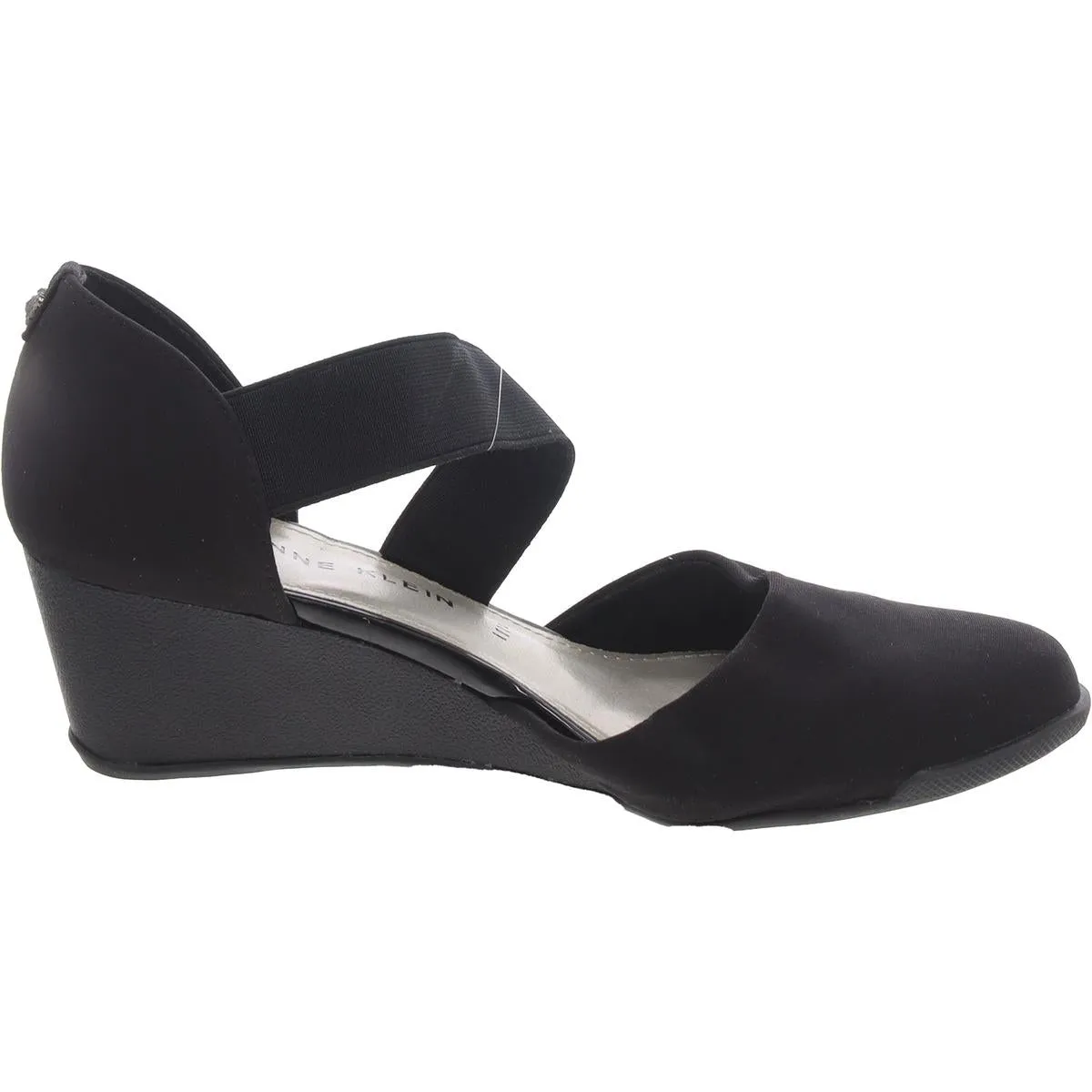 Anne Klein Womens Padded Insol Ankle Strap Wedge Heels