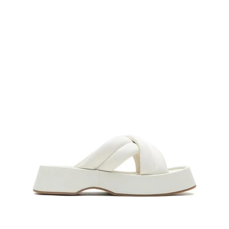 Joy&Peace Cross Strap Wedge Sandals