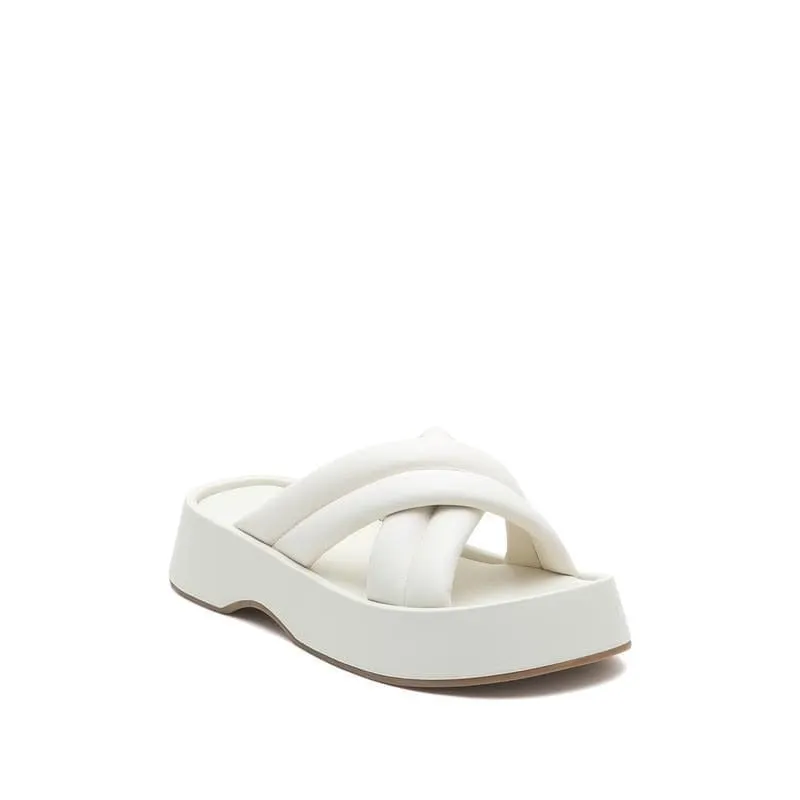 Joy&Peace Cross Strap Wedge Sandals