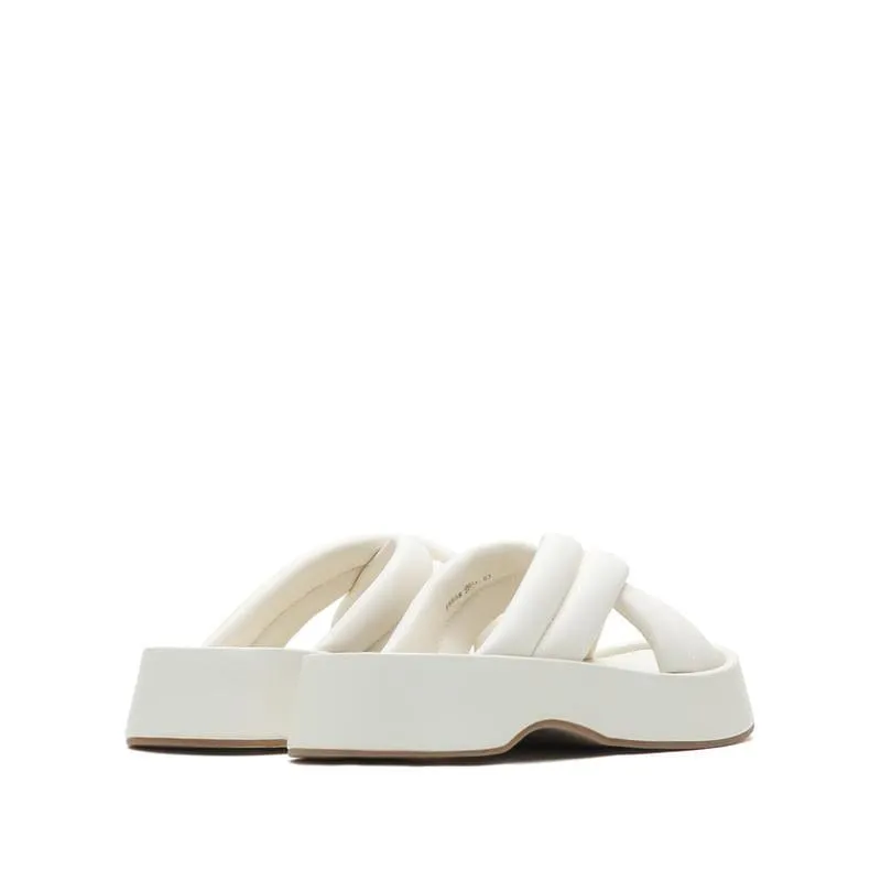Joy&Peace Cross Strap Wedge Sandals