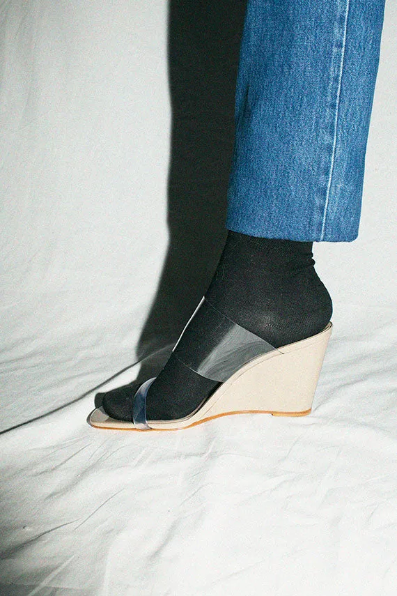 Sand Olympia Wedge