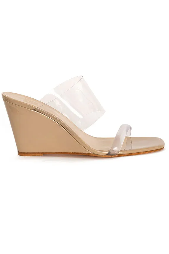 Sand Olympia Wedge