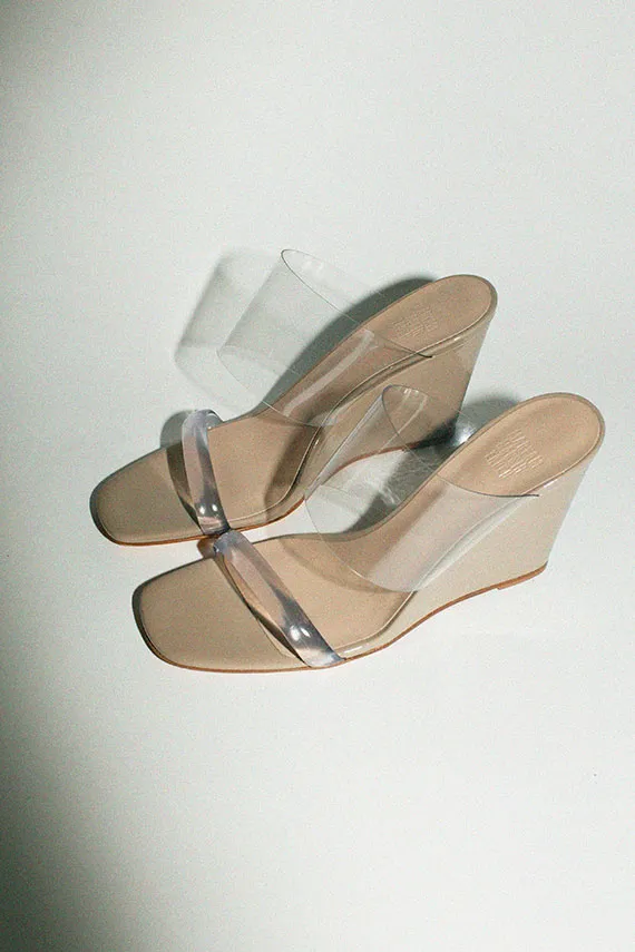 Sand Olympia Wedge