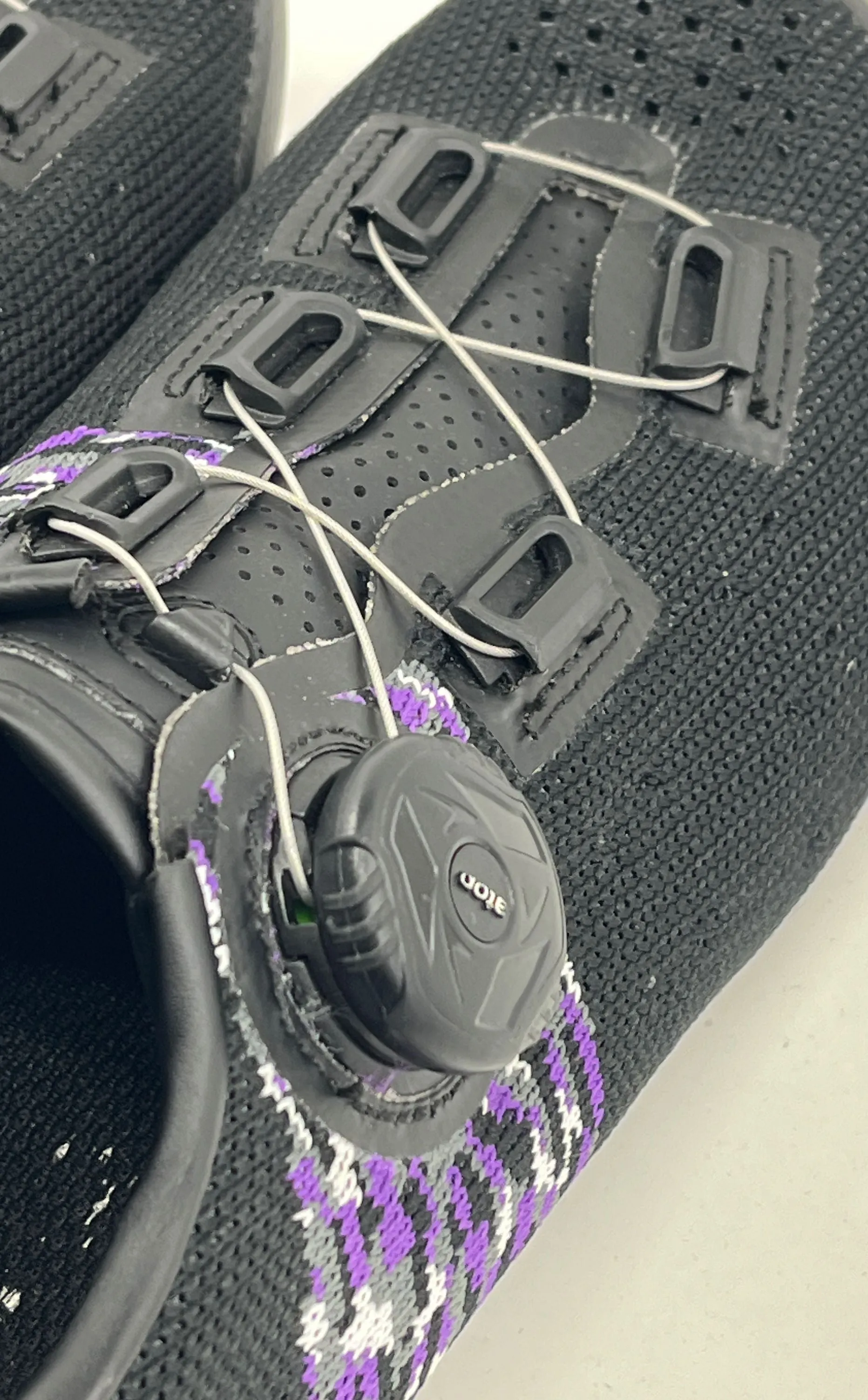 Tommaso Pista Aria Elite Black & Purple Cycling Shoe Women's Size 8